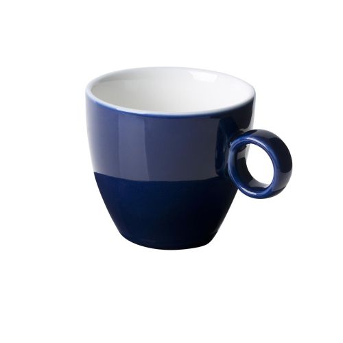 Bart koffiekop met blauwe kleur en een inhoud van 17 cl